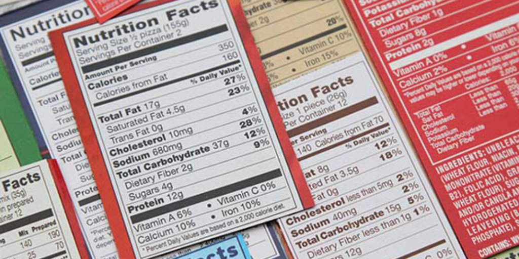 Product ingredients are listed by quantity